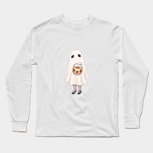 Ghost Trick or Treating Long Sleeve T-Shirt